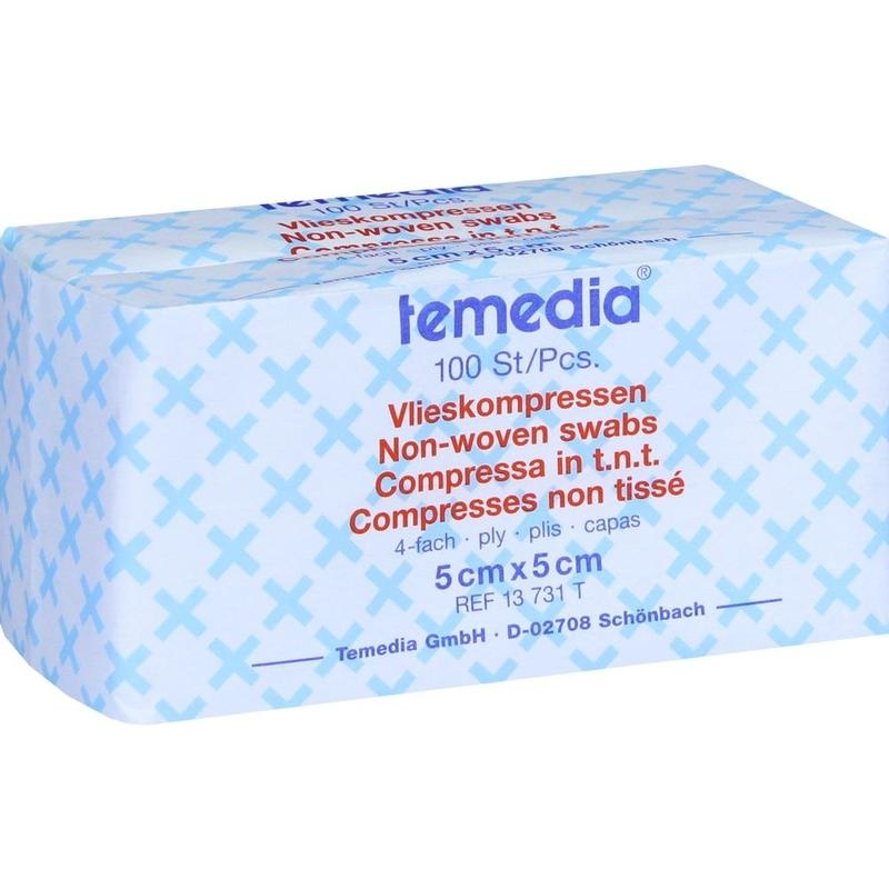VLIESKOMPRESSEN unsteril 5x5 cm 4fach