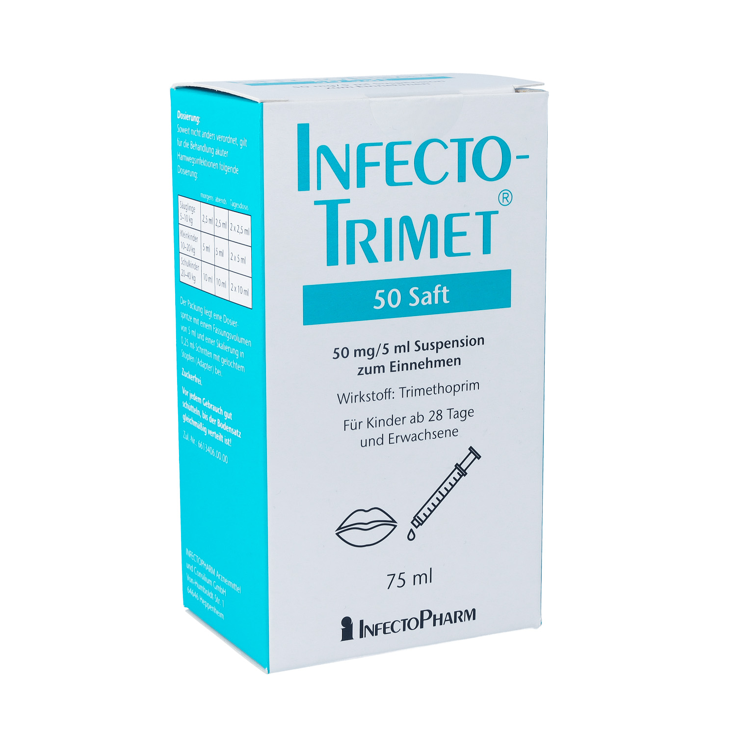 INFECTOTRIMET 50 Saft Suspension zum Einnehmen