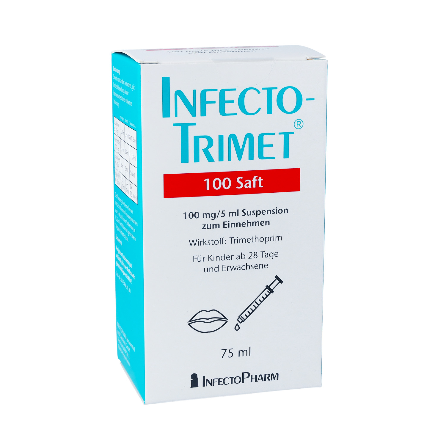 INFECTOTRIMET 100 Saft Suspension zum Einnehmen