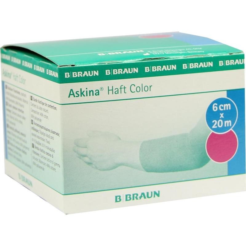 ASKINA Haftbinde Color 6 cmx20 m pink