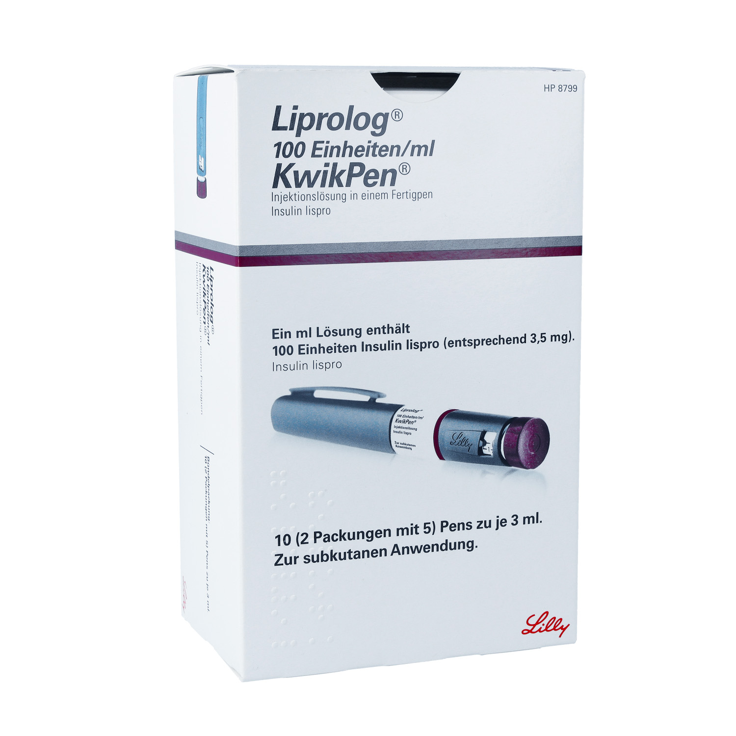 LIPROLOG 100 E/ml KwikPen Injektionslösung