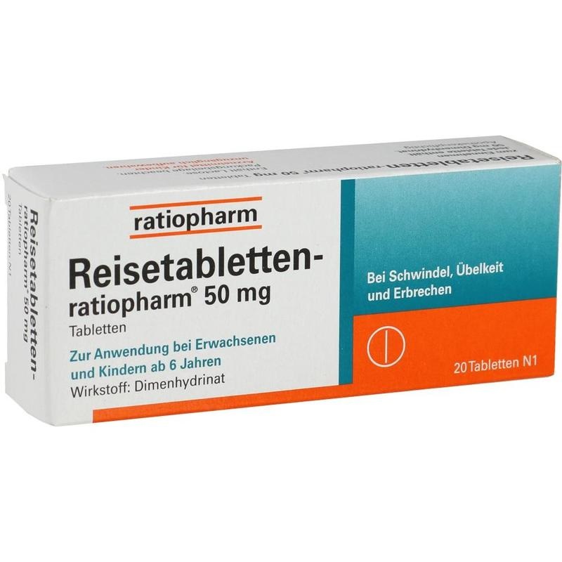 Reisetabletten-ratiopharm – Bei Reisekrankheit, Übelkeit & Schwindel