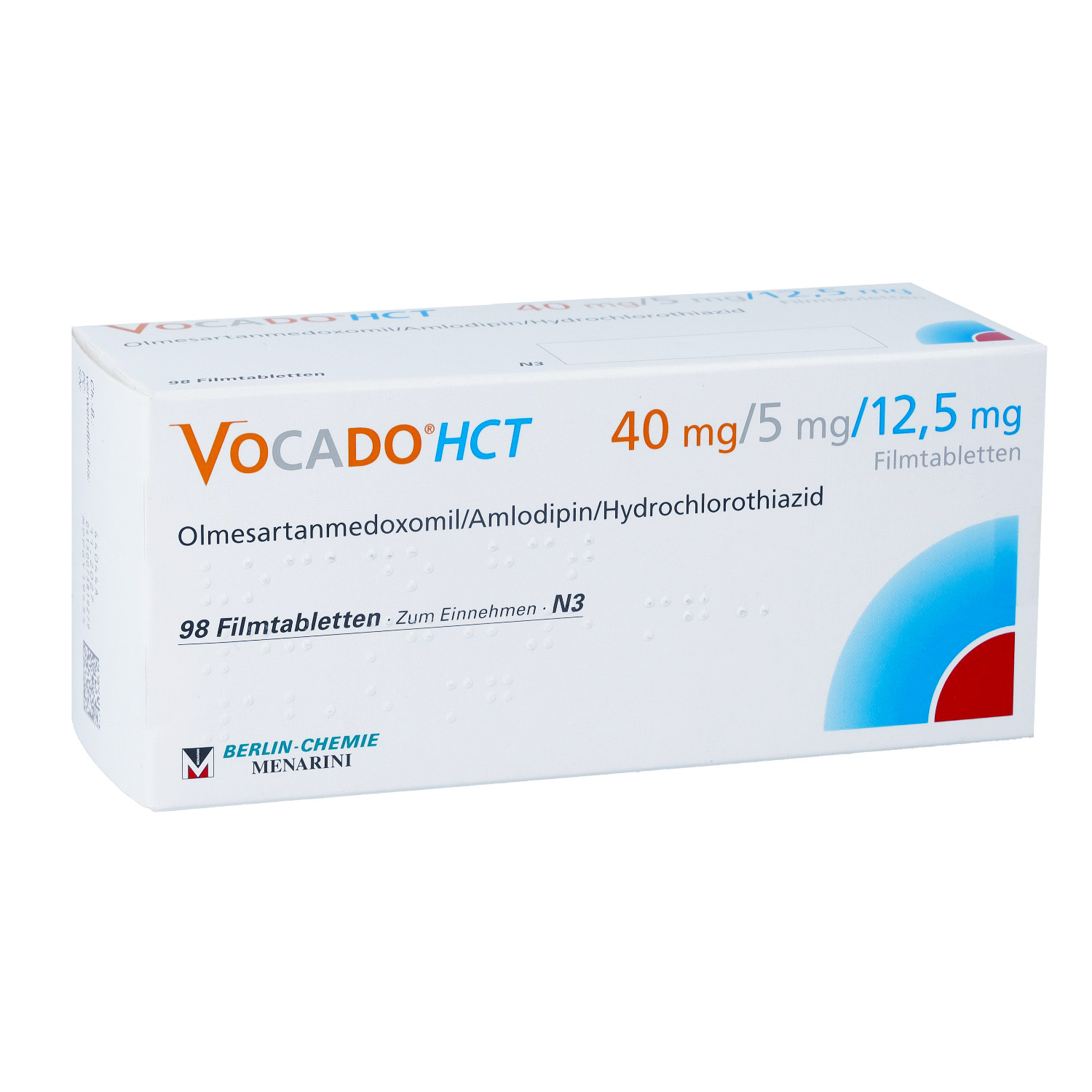 VOCADO HCT 40 mg/5 mg/12,5 mg Filmtabletten