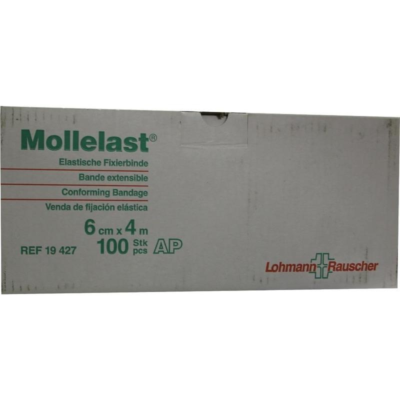 MOLLELAST Binden 6 cmx4 m weiß lose