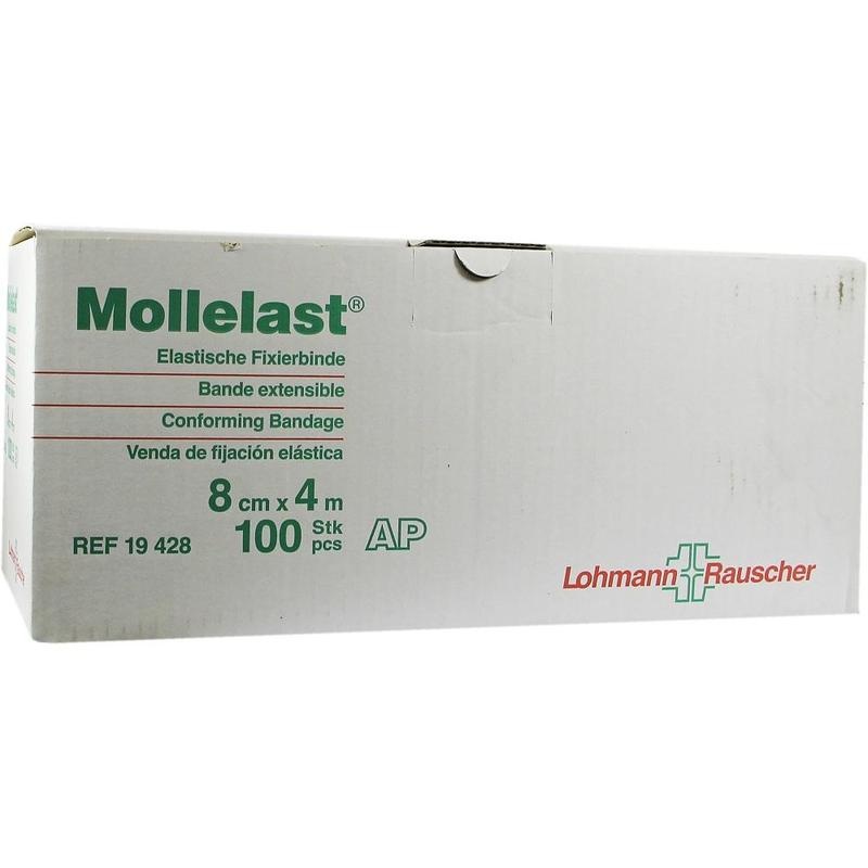 MOLLELAST Binden 8 cmx4 m weiß lose