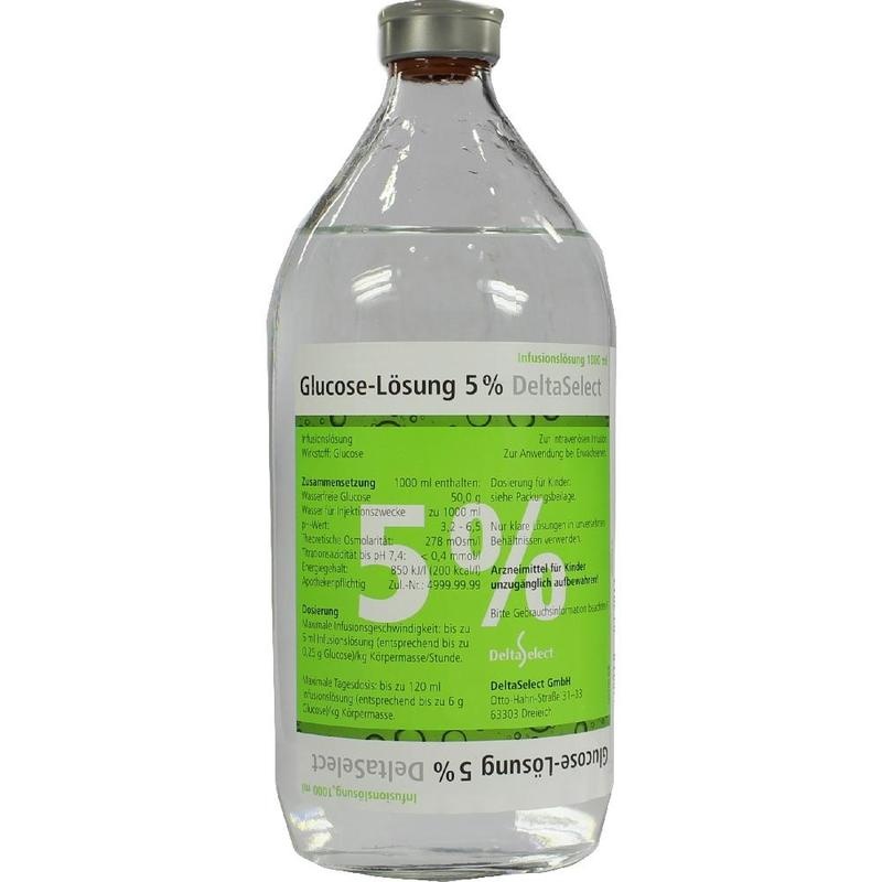 GLUCOSE 5% AlleMan Infusionslösung Glasfl.