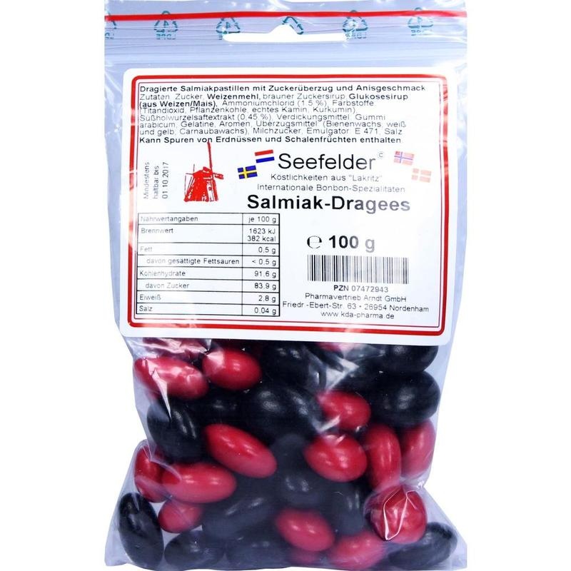 SEEFELDER Salmiak Dragees KDA