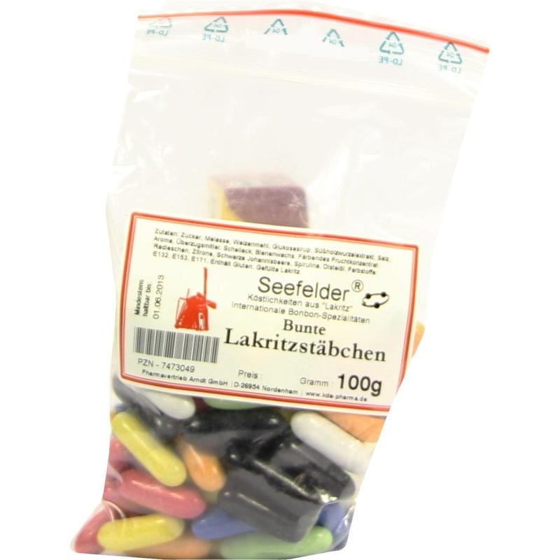 SEEFELDER bunte Lakritzstäbchen KDA