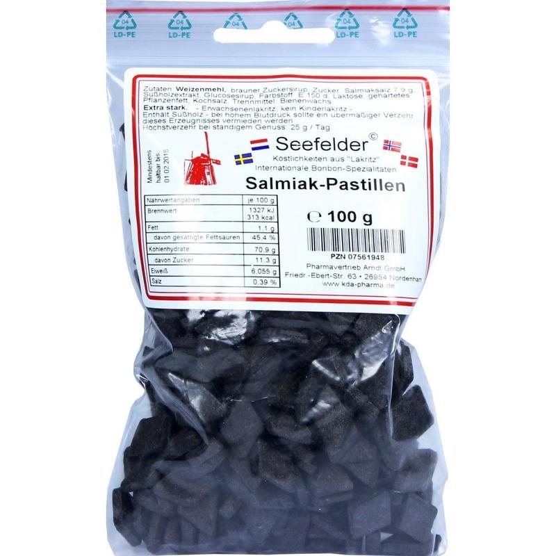 SEEFELDER Salmiak Pastillen KDA