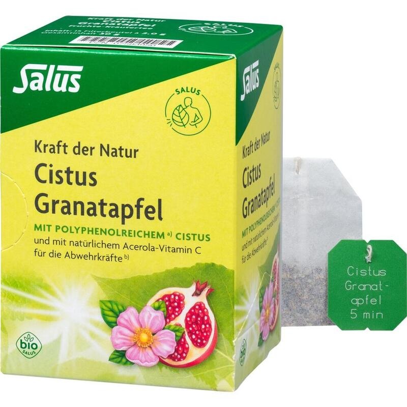 CISTUS GRANATAPFEL Tee Kraft der Natur Salus Fbtl.