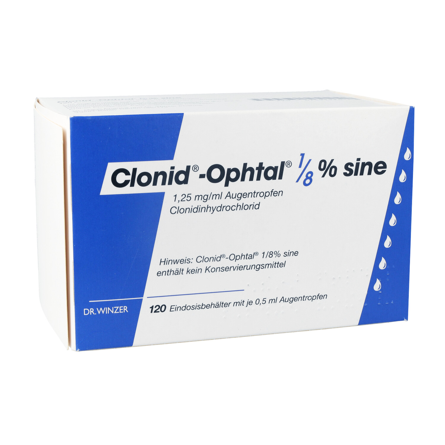 CLONID OPHTAL 1/8 sine Augentropfen