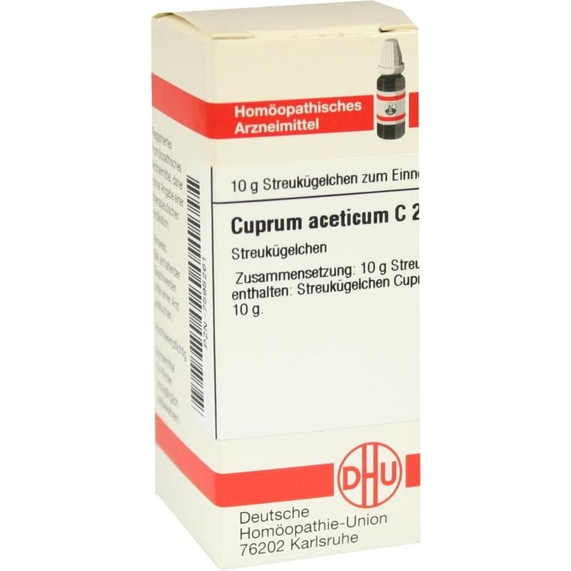 CUPRUM ACETICUM C 200 Globuli