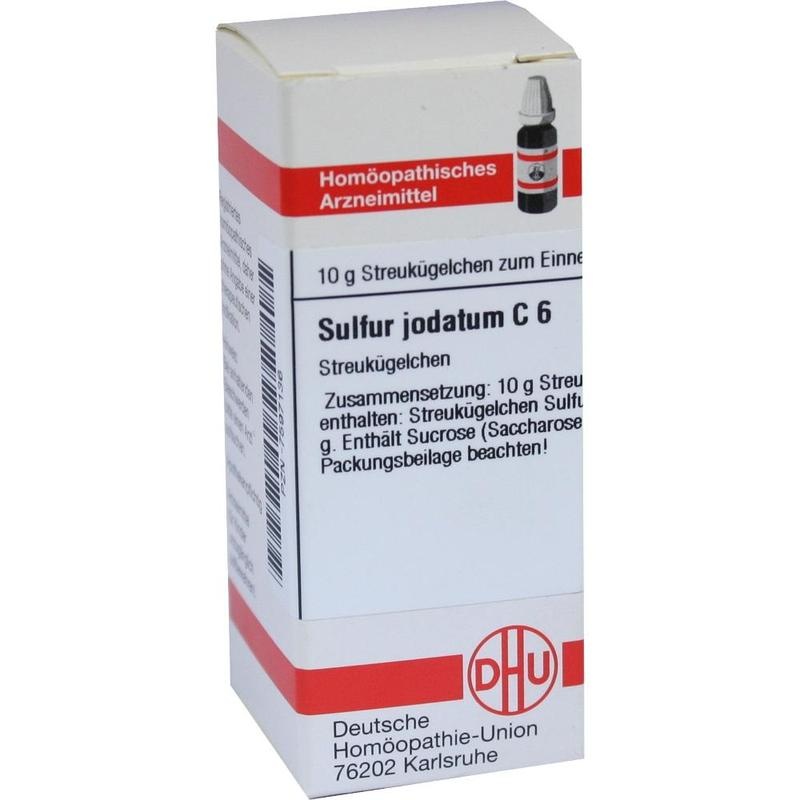 SULFUR JODATUM C 6 Globuli