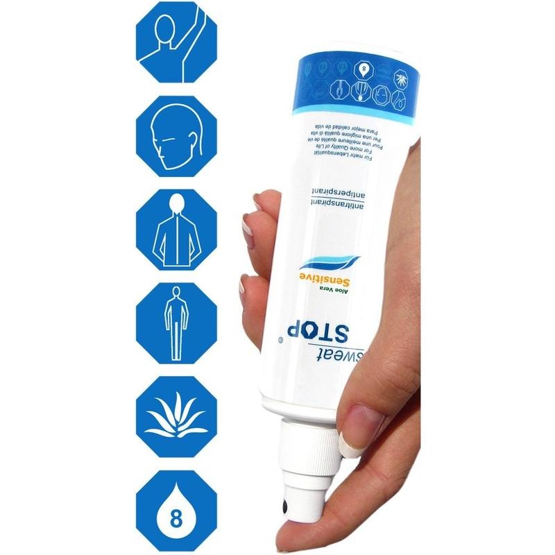 SWEATSTOP Aloe Vera Sensitive Upside Down Spray