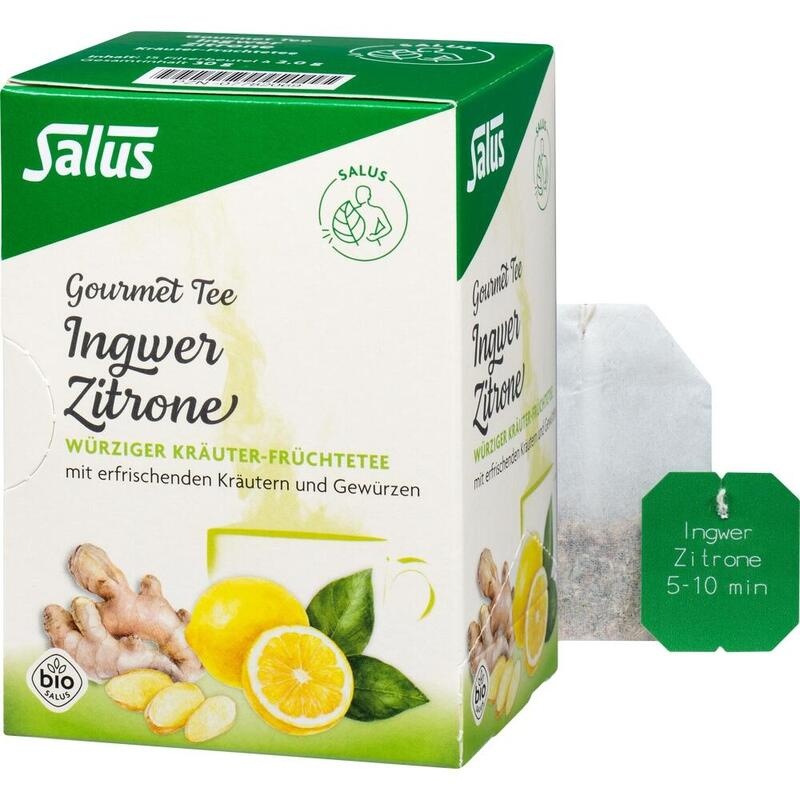 INGWER ZITRONE Tee Salus Filterbeutel
