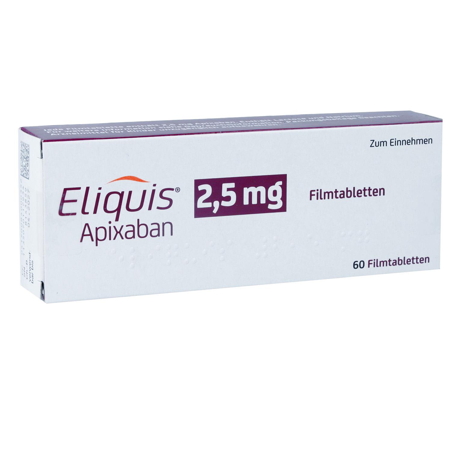 ELIQUIS 2,5 mg Filmtabletten