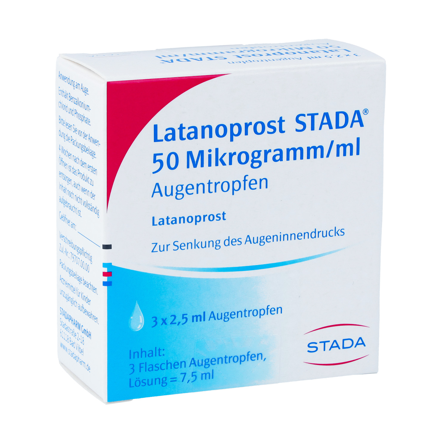LATANOPROST STADA 50 Mikrogramm/ml Augentropfen