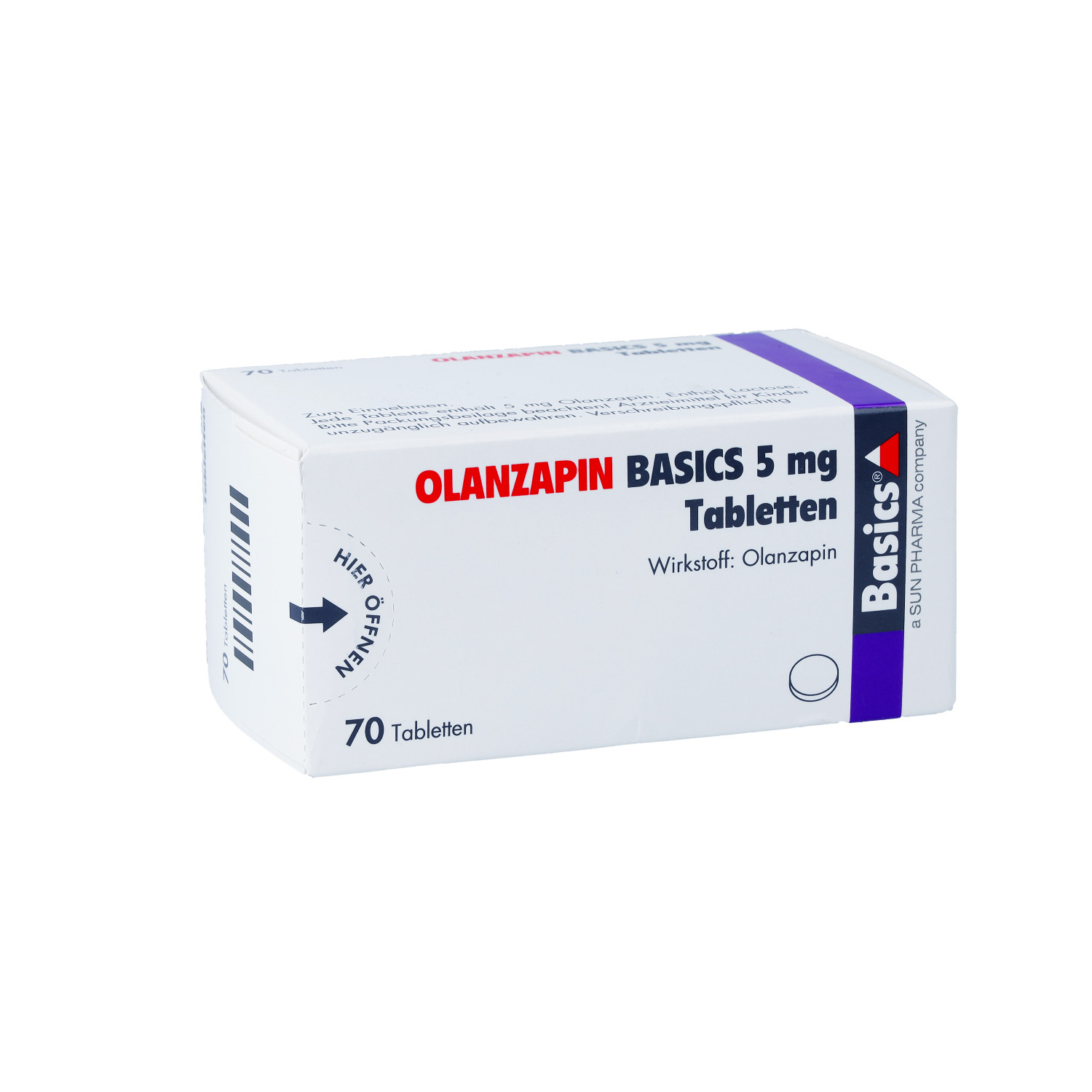 OLANZAPIN BASICS 5 mg Tabletten