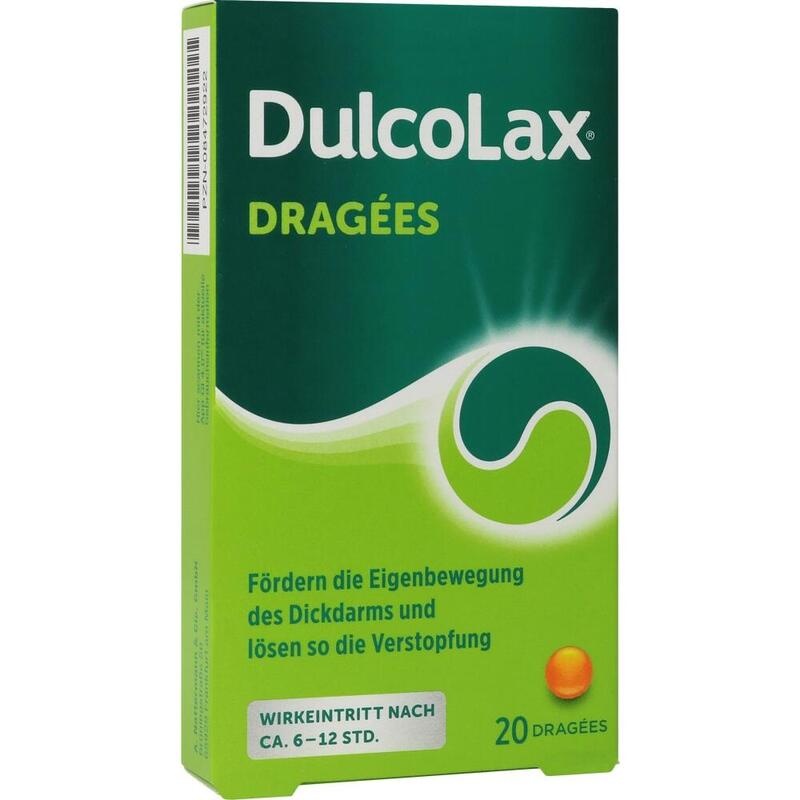 Dulcolax Dragées mit Bisacodyl – Abführmittel bei Verstopfung | Wirkung in 6–12 Std