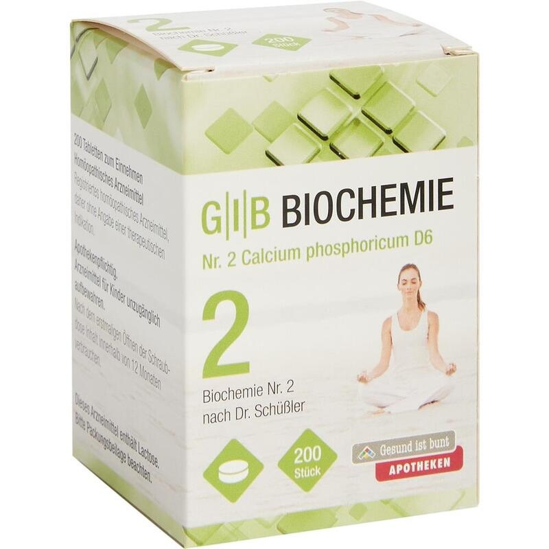 GIB Biochemie Nr.2 Calcium phosphoric.D 6 Tabl.