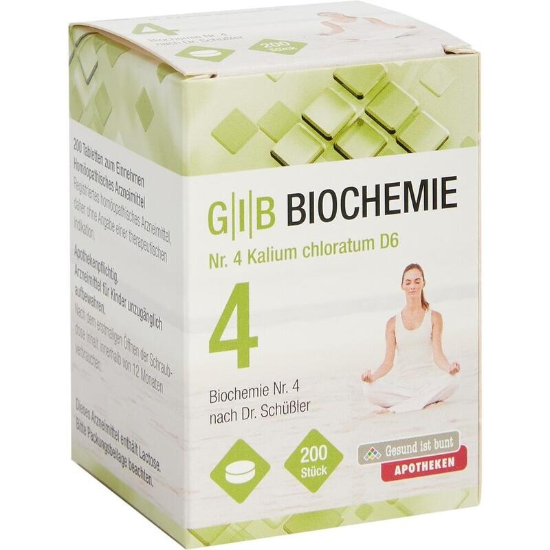 GIB Biochemie Nr.4 Kalium chloratum D 6 Tabletten