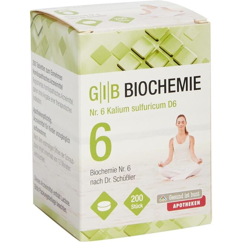 GIB Biochemie Nr.6 Kalium sulfuricum D 6 Tabletten