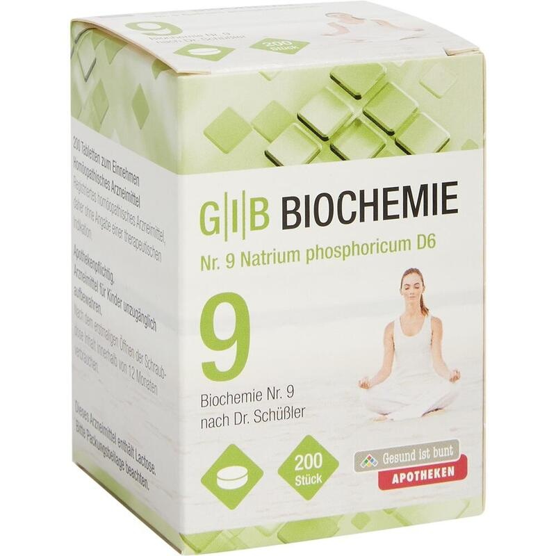 GIB Biochemie Nr.9 Natrium phosphoric.D 6 Tabl.
