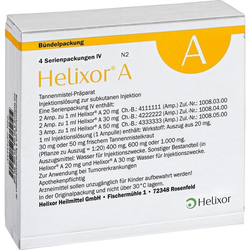 HELIXOR A Serienpackung IV Ampullen