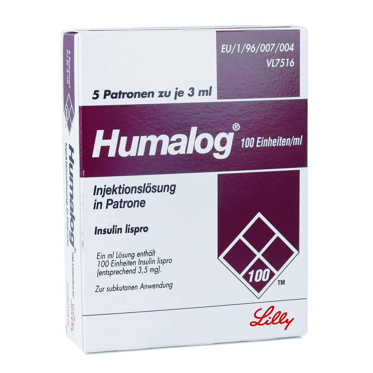 HUMALOG 100 E/ml Patrone Injektionslösung