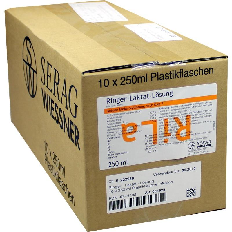 RINGER LAKTAT Lösung Plastik