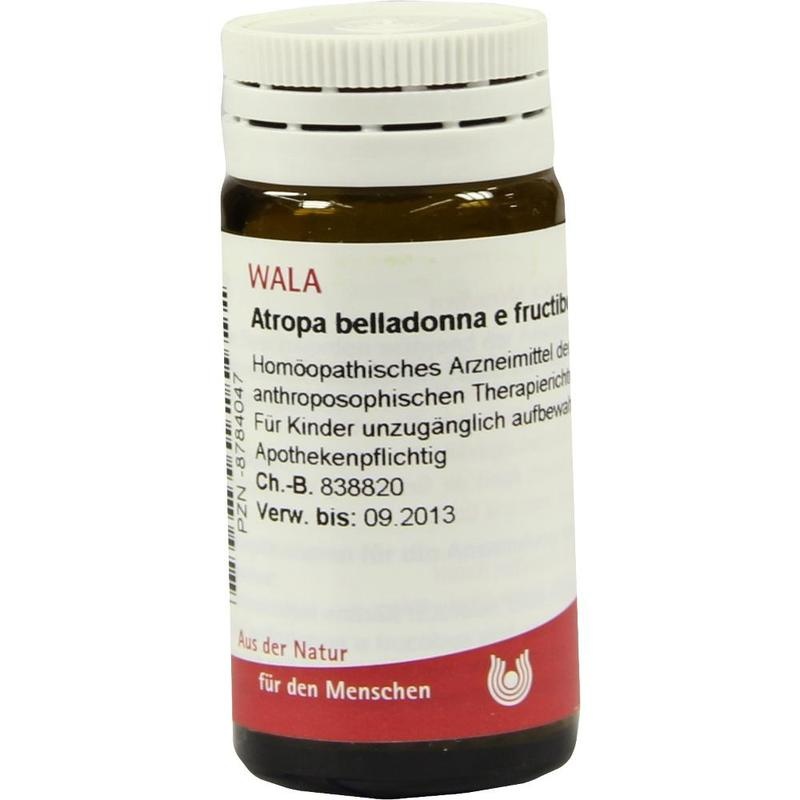ATROPA belladonna e fructibus D 6 Globuli