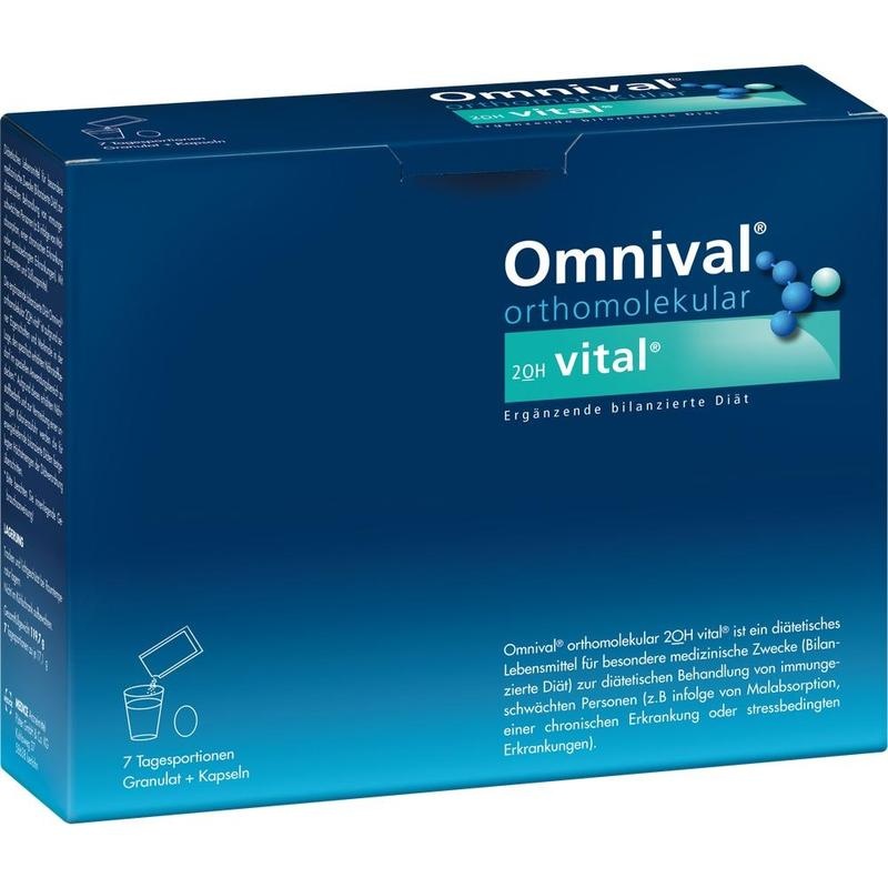OMNIVAL orthomolekul.2OH vital 7 TP Gran.+Kaps.