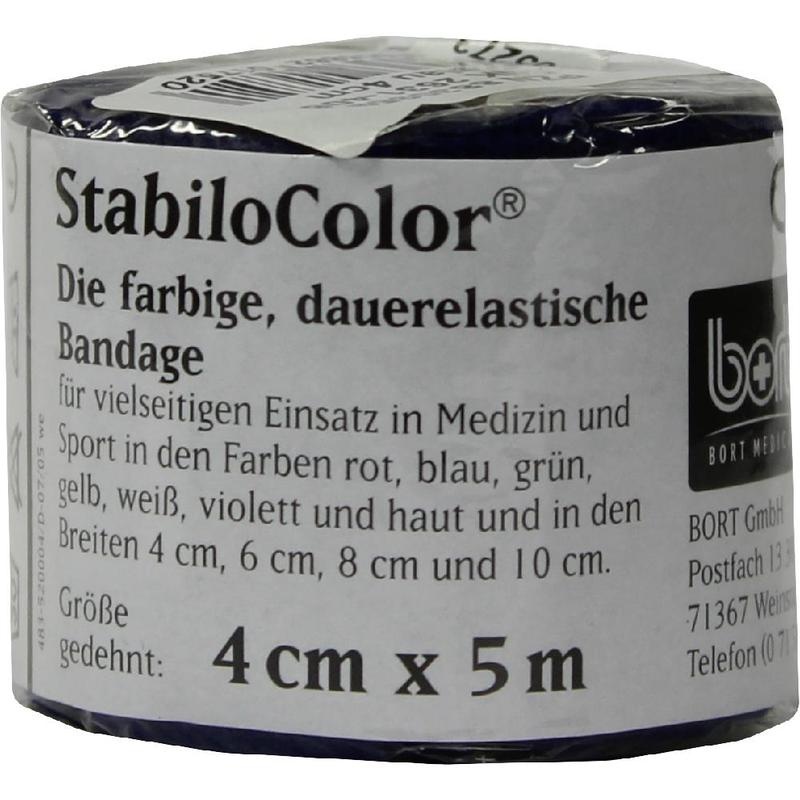 BORT StabiloColor Binde 4 cm blau