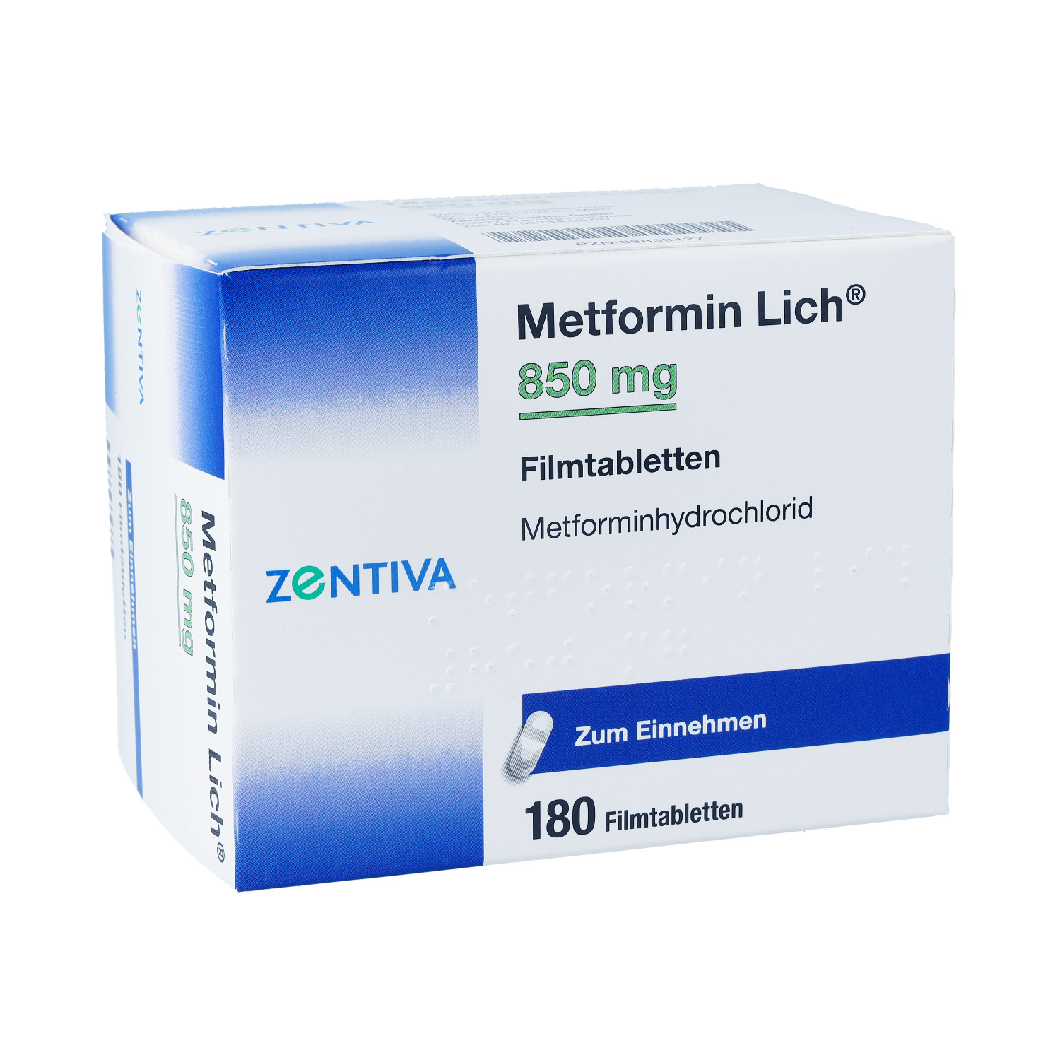 METFORMIN Lich 850 mg Filmtabletten