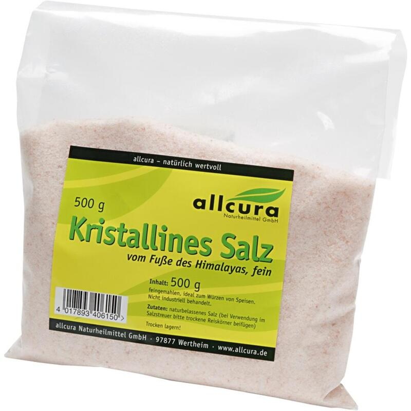 KRISTALLINES Salz v.Fuße d.Himalaya fein gem.