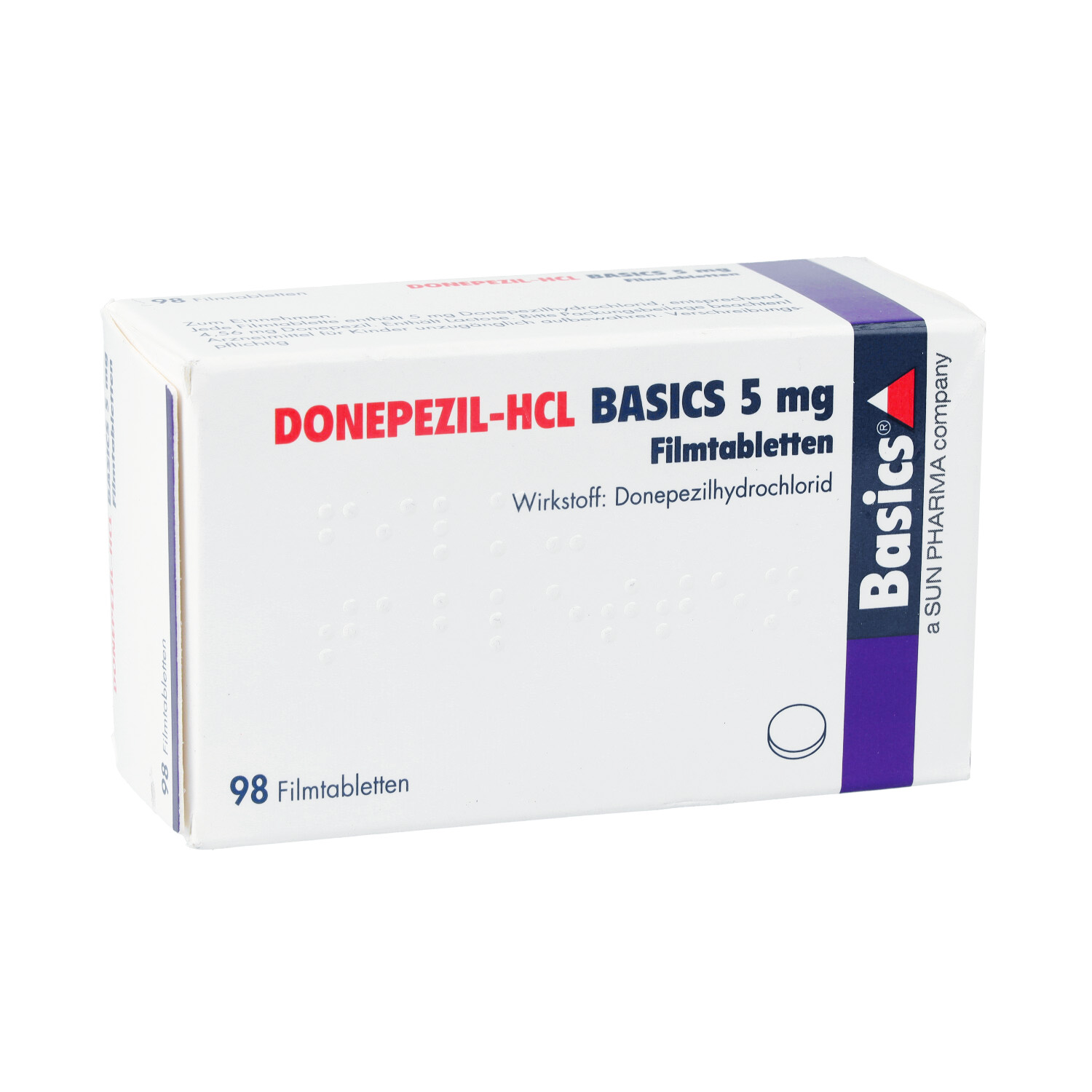 DONEPEZIL-HCL BASICS 5 mg Filmtabletten