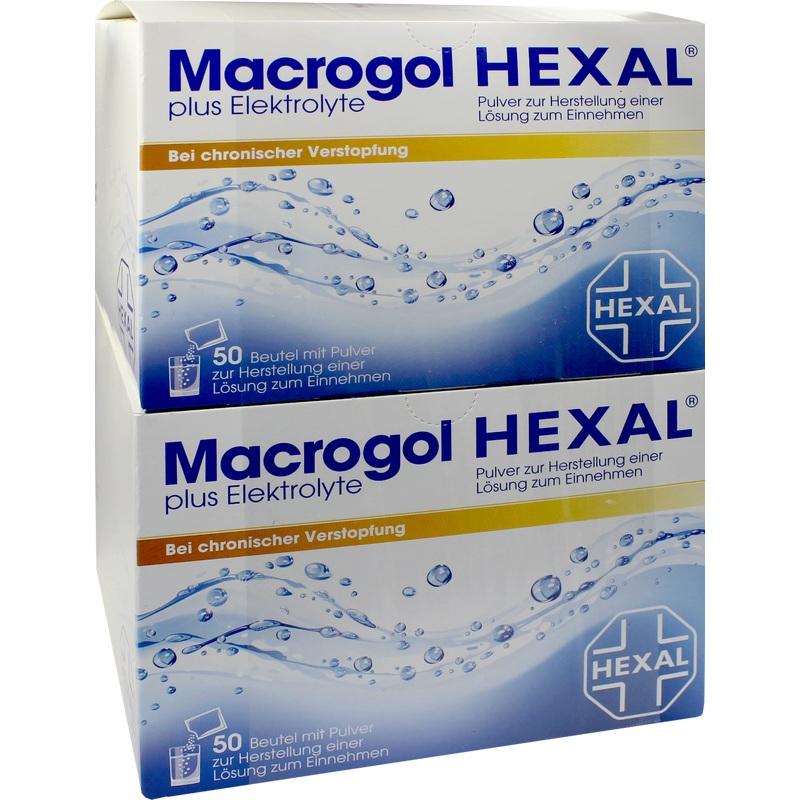 MACROGOL HEXAL Sparpaket 2x50 – Bei Verstopfung & träger Verdauung