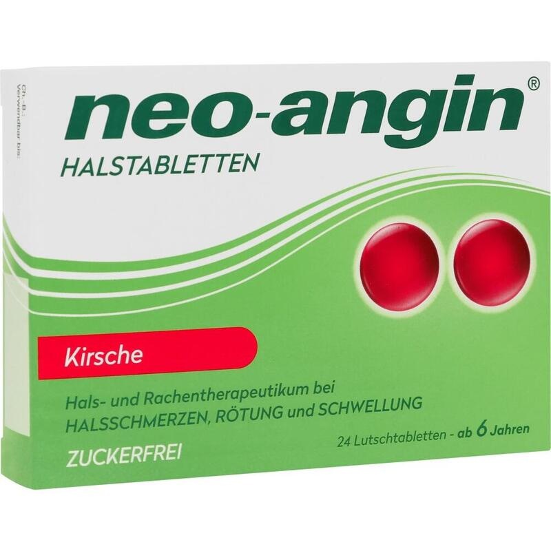 neo-angin Halstabletten Kirsche zuckerfrei – Bei Halsschmerzen