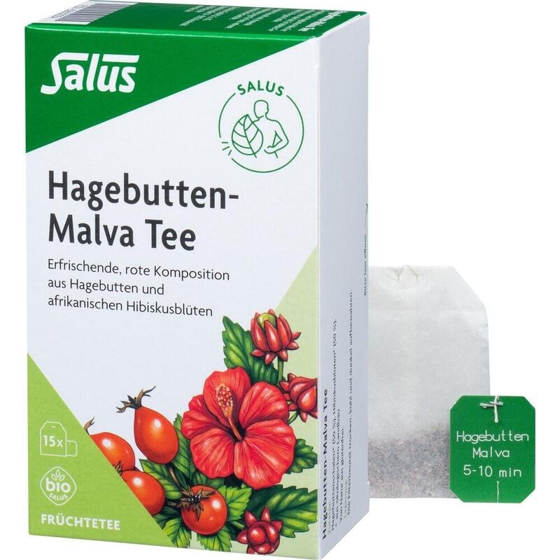 HAGEBUTTEN MALVA Tee Früchtetee Bio Salus Fbtl.