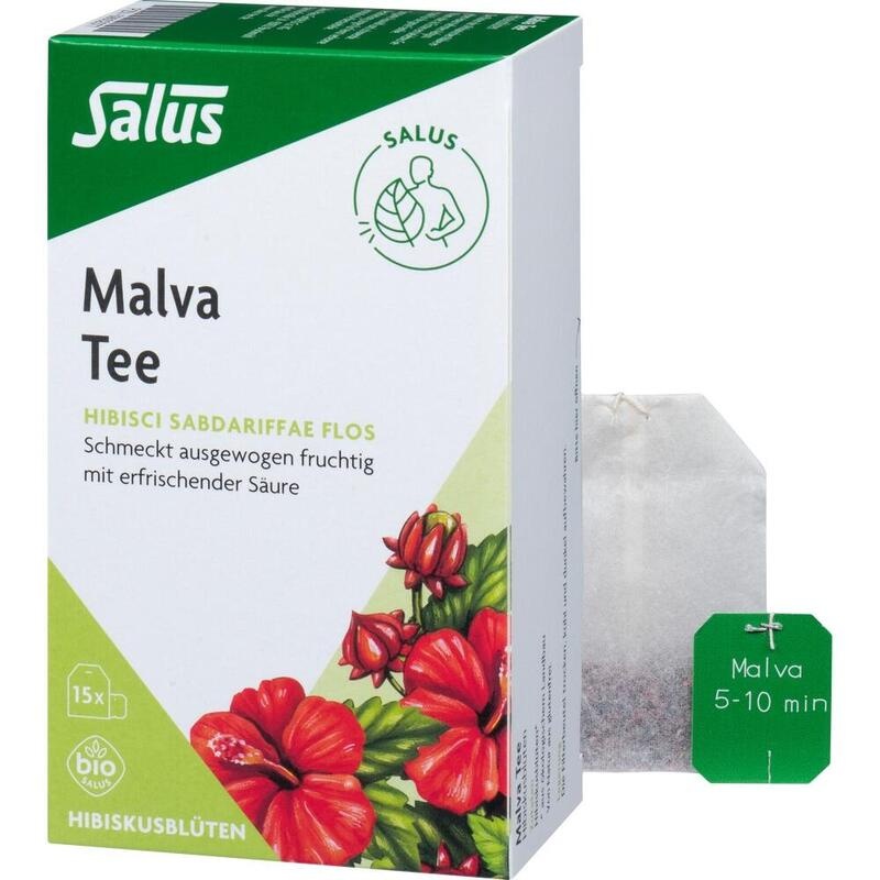 MALVATEE Hibiskusblütentee Bio Salus Filterbeutel