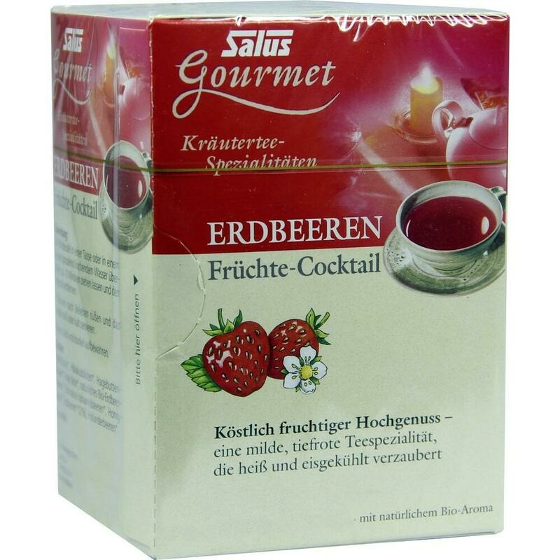 ERDBEEREN Früchtecocktail Salus Filterbeutel