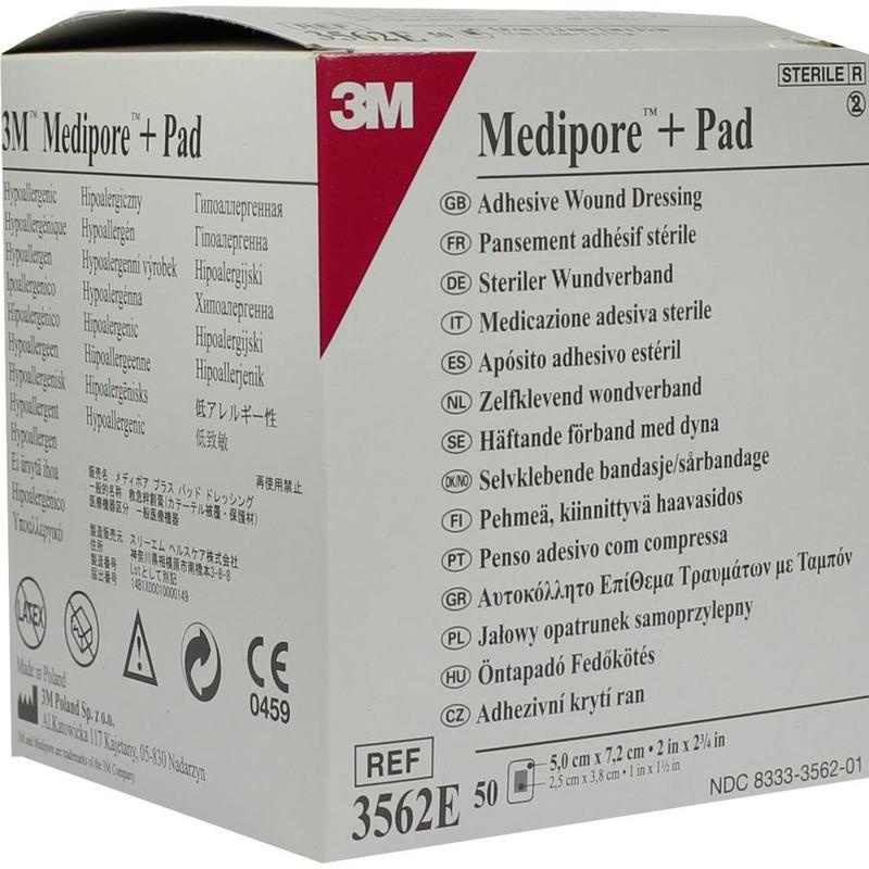 MEDIPORE Plus Pad 3562E steriler Wundverband