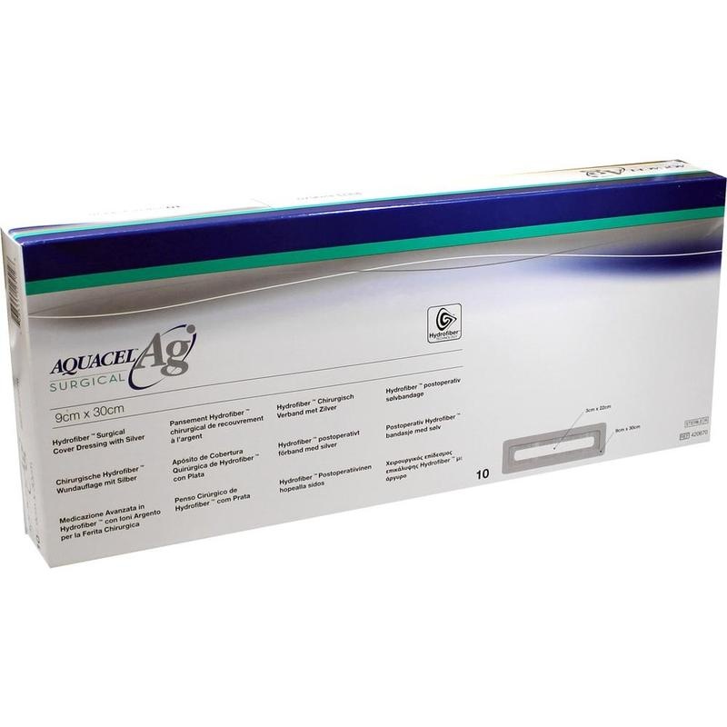 AQUACEL Ag Surgical 9x30 cm Verband