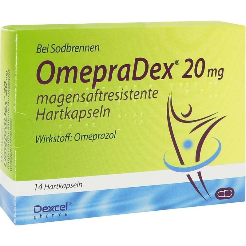 OMEPRADEX 20 mg magensaftresistente Hartkapseln