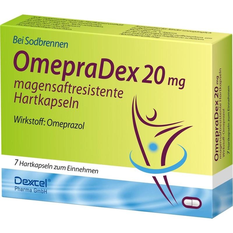 OMEPRADEX 20 mg magensaftresistente Hartkapseln