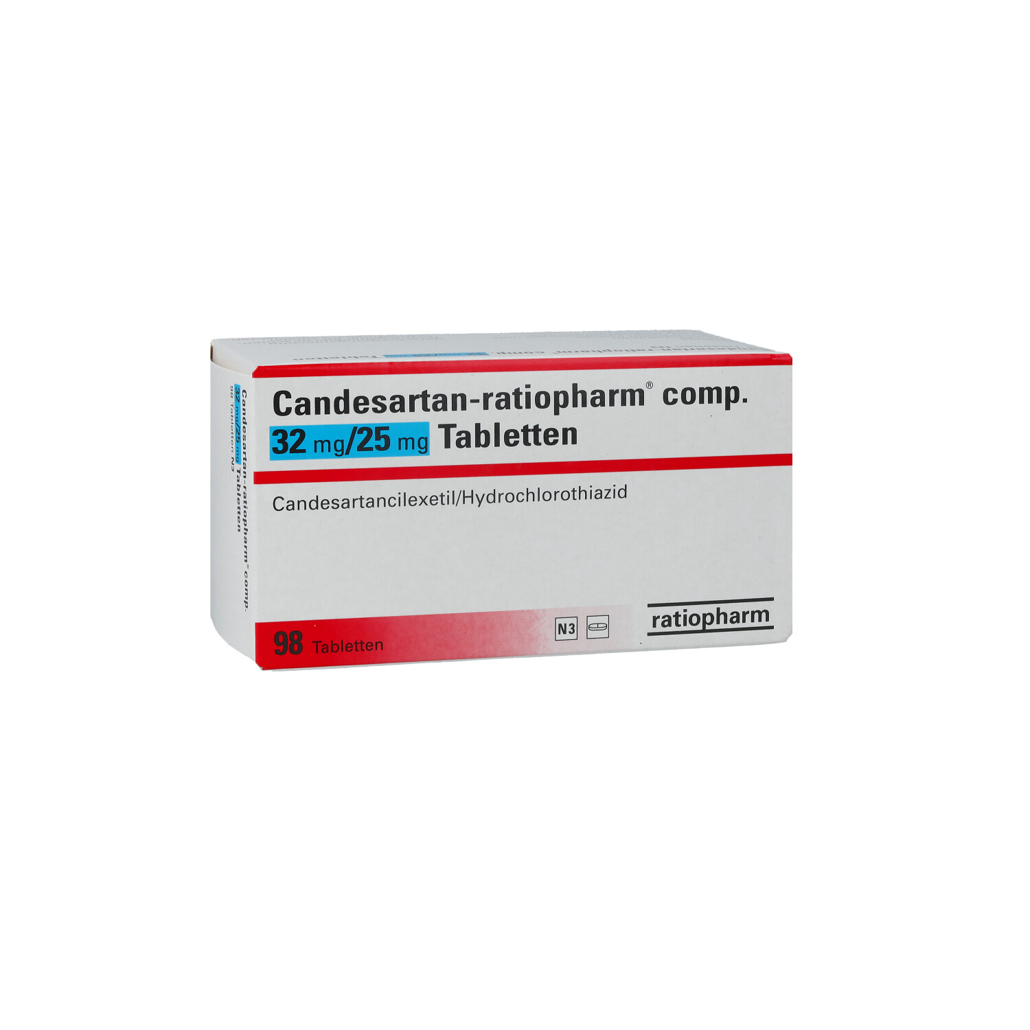 CANDESARTAN-ratiopharm comp. 32 mg/25 mg Tabletten