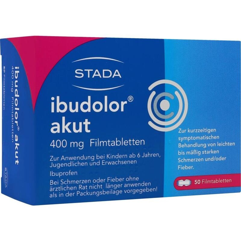 ibudolor akut 400 mg Ibuprofen bei Kopfschmerzen, Zahnschmerzen, Regelschmerzen & Fieber