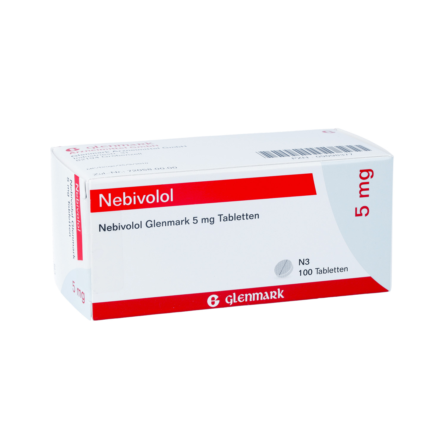 NEBIVOLOL Glenmark 5 mg Tabletten