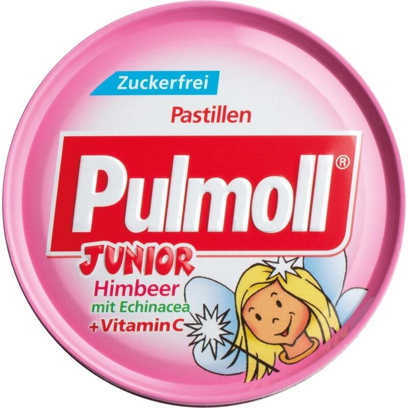 PULMOLL Junior Himbeere m.Echinacea+Vit.C zf Bon.