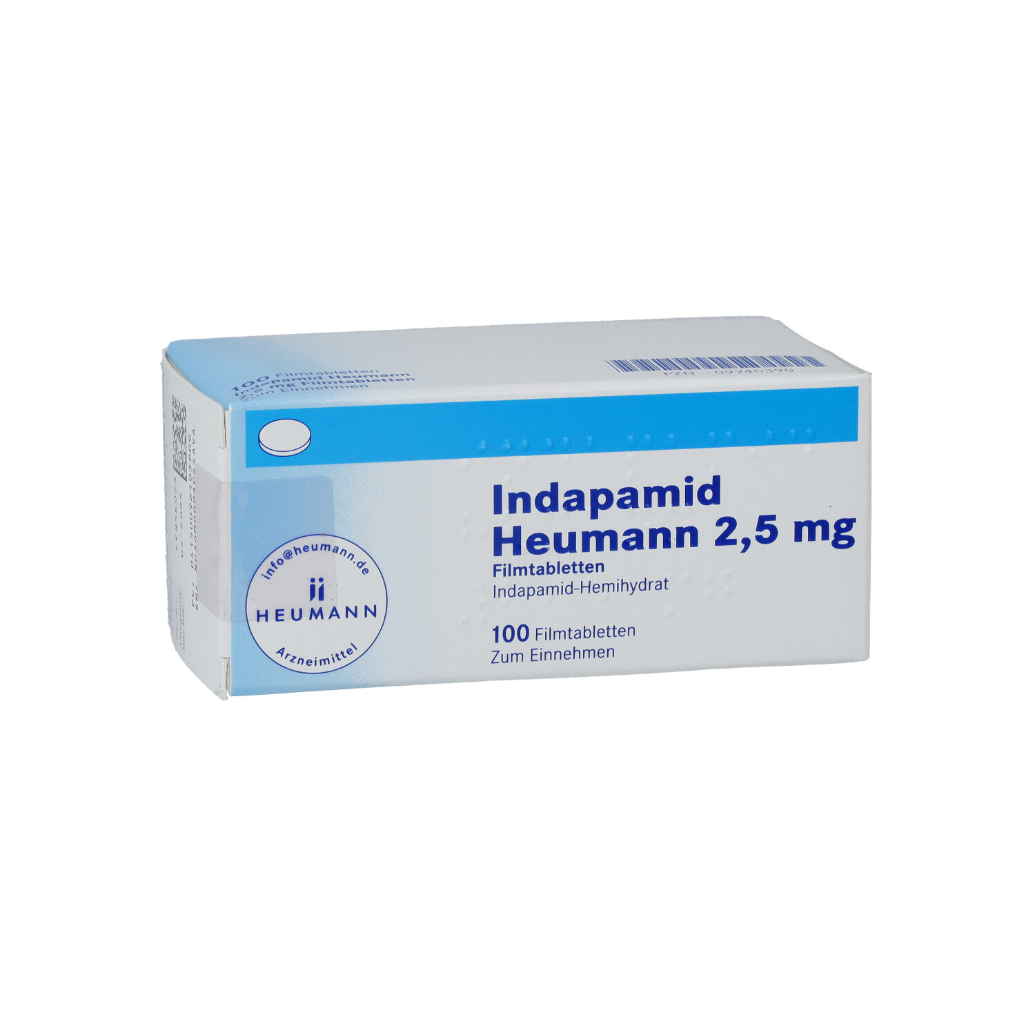 INDAPAMID Heumann 2,5 mg Filmtabletten